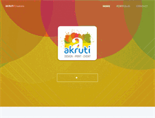 Tablet Screenshot of akruticreations.com